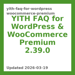 YITH FAQ for WordPress & WooCommerce Premium 2.39.0