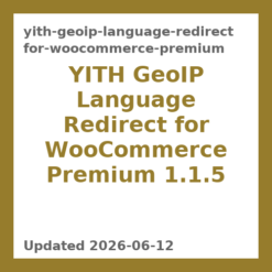 YITH GeoIP Language Redirect for WooCommerce Premium 1.1.5