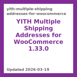 YITH Multiple Shipping Addresses for WooCommerce 1.33.0