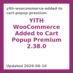 YITH WooCommerce Added to Cart Popup Premium 2.38.0