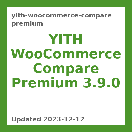 YITH WooCommerce Compare Premium 3.9.0