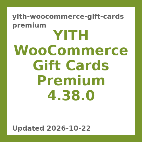 YITH WooCommerce Gift Cards Premium 4.38.0