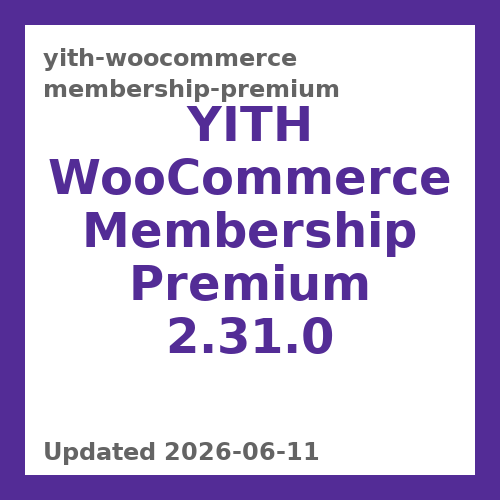 YITH WooCommerce Membership Premium 2.31.0