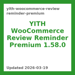 YITH WooCommerce Review Reminder Premium 1.58.0