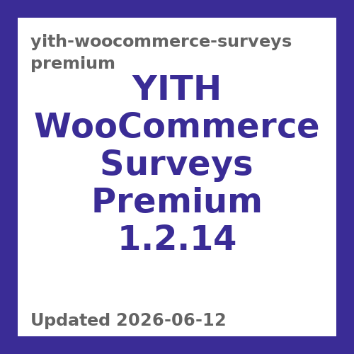 YITH WooCommerce Surveys Premium 1.2.14