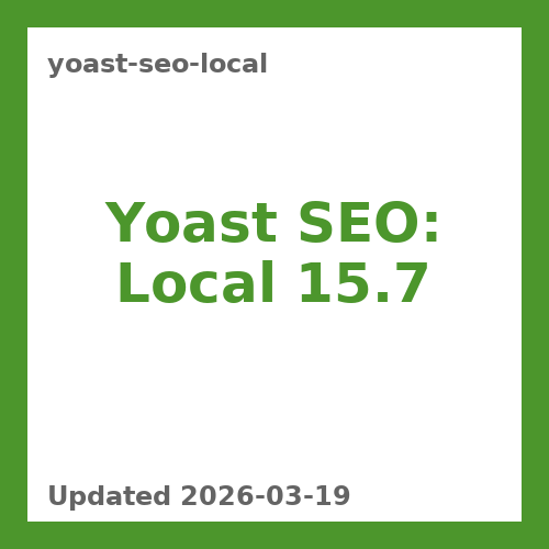 Yoast SEO: Local 15.7